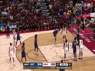 NBA夏季联赛 活塞VS火箭 20250714