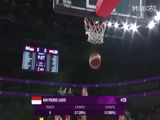 女篮亚洲杯7-8名排位赛 印度尼西亚VS黎巴嫩 20250718