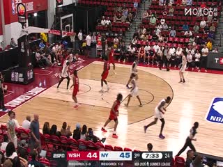 NBA夏季联赛 奇才VS尼克斯 20250720