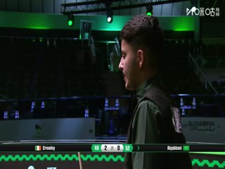 2025斯诺克沙特大师赛第一轮（144进112） 莱昂内·克劳利4-2齐亚德·卡巴尼 20250808