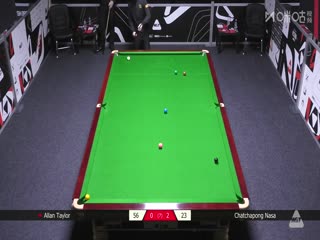 2025斯诺克英国公开赛资格赛 艾伦·泰勒4-2查察蓬·纳萨 20250628