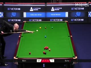 2025斯诺克英格兰公开赛 米歇尔·曼恩4-3伊安·伯恩斯 20250912