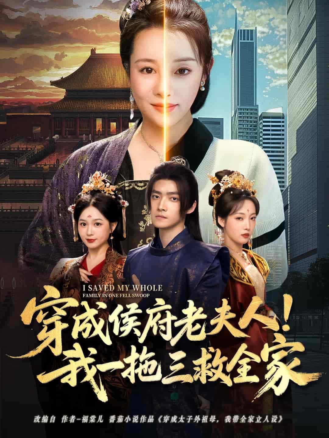 穿成侯府老夫人我一拖三救全家的封面图