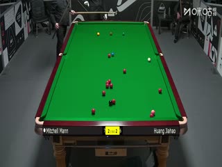 斯诺克英锦赛资格赛第二轮112进80 米歇尔·曼恩6-3黄佳浩 20251123