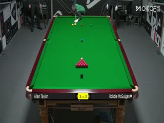 斯诺克英锦赛资格赛第二轮112进80 阿兰·泰勒6-4罗比·麦圭根 20251124