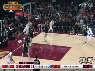 NBA常规赛 开拓者VS骑士 20251204
