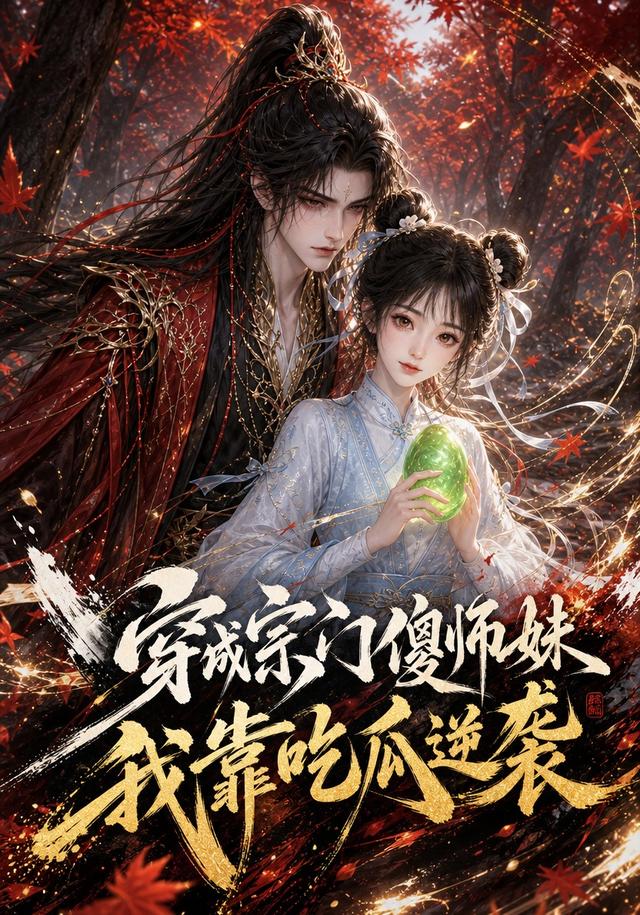 穿成宗门傻师妹，我靠吃瓜逆袭封面图