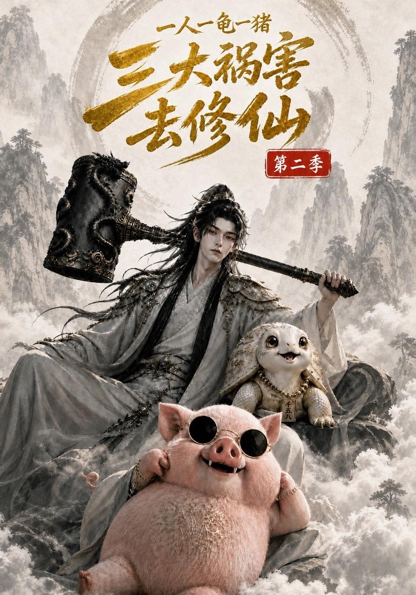 一人一龟一猪,三大祸害去修仙第二季