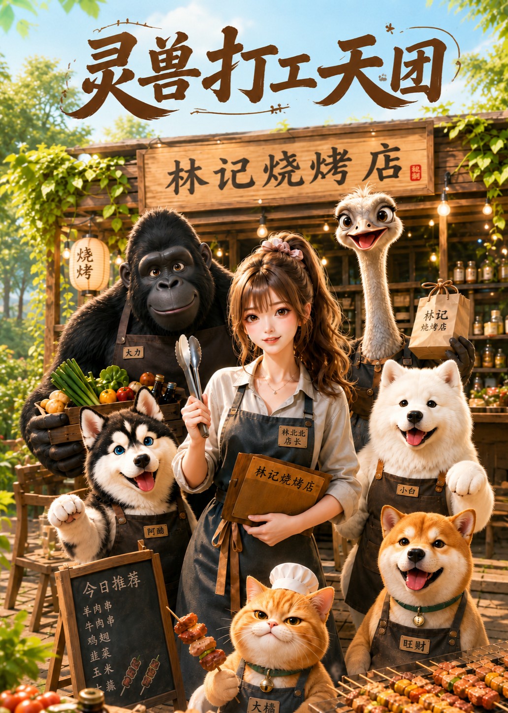 灵兽打工天团