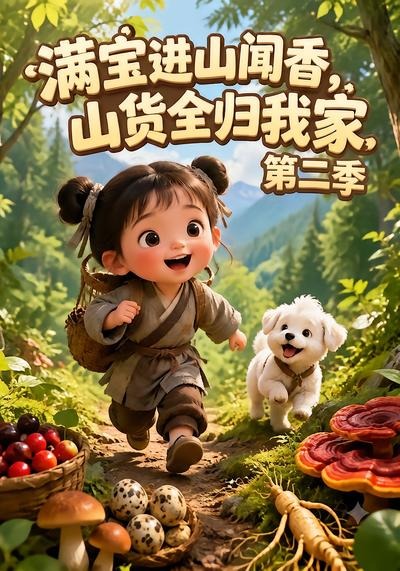 满宝进山闻香,山货全归我家第二季