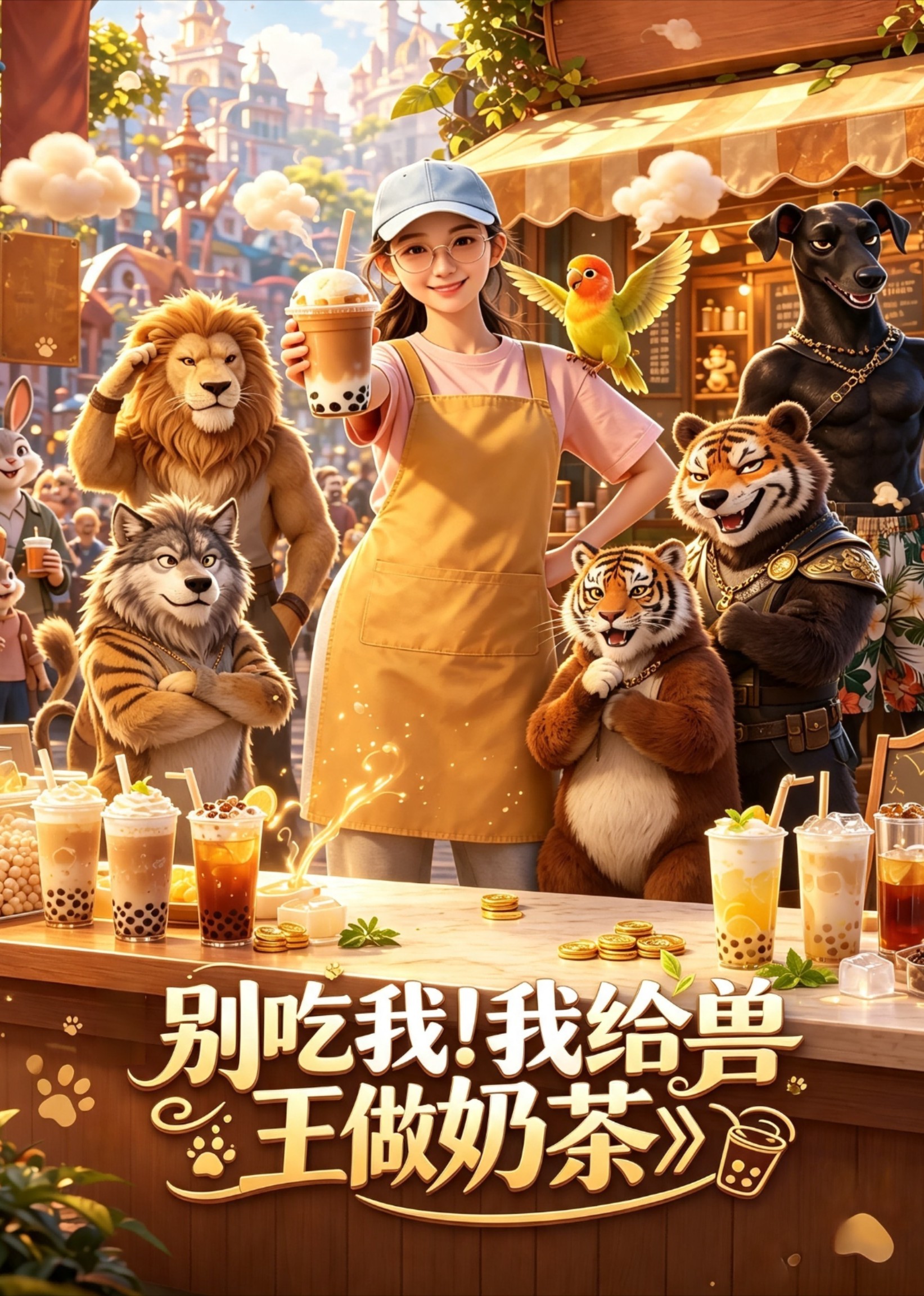 别吃我!我给兽王做奶茶