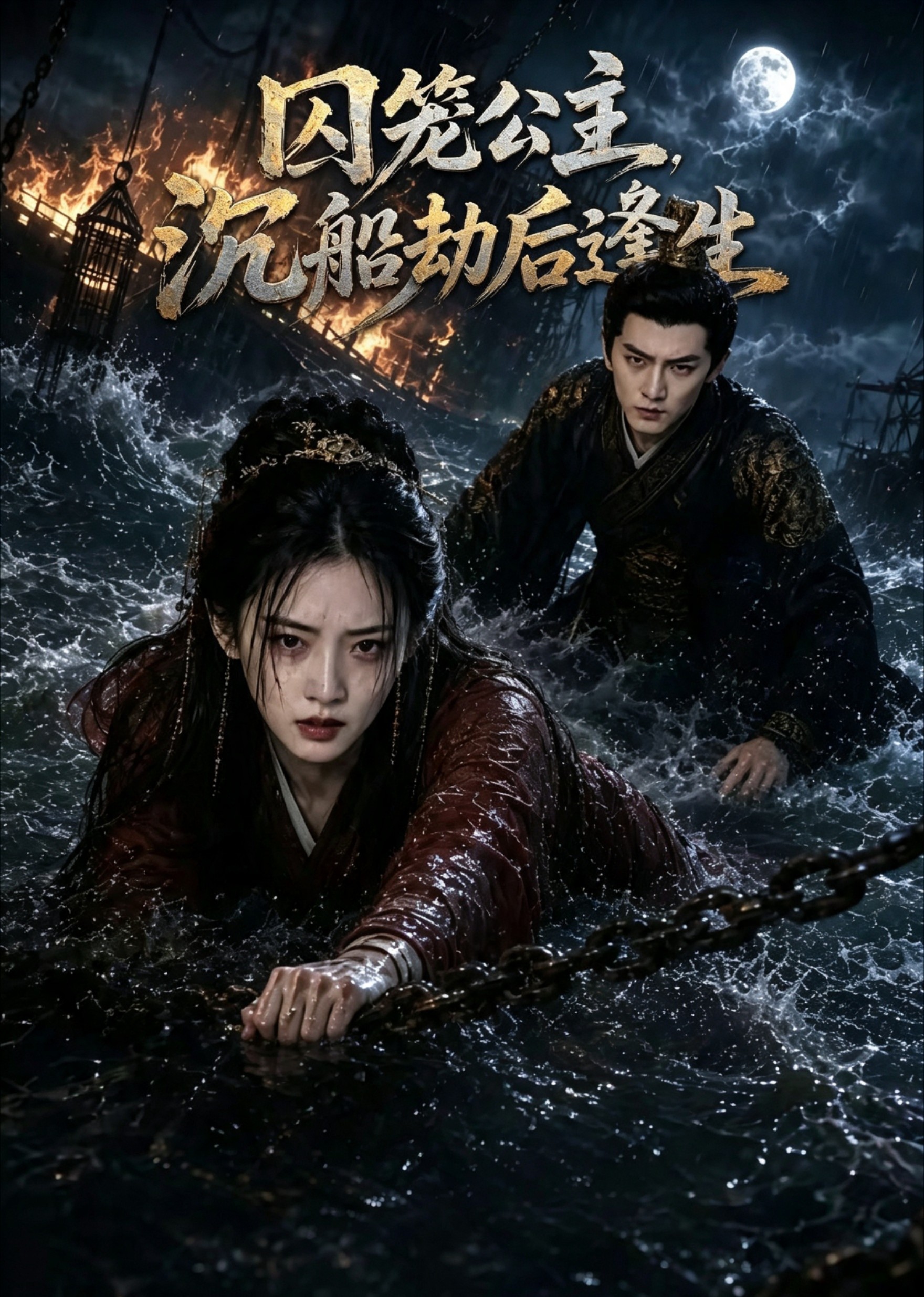 囚笼公主,沉船劫后逢生