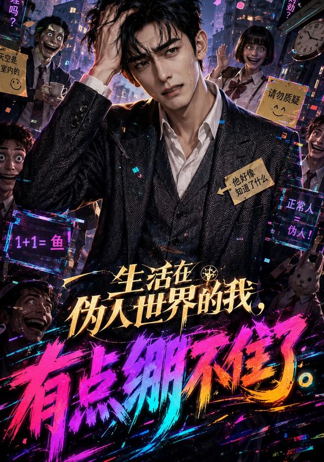 生活在伪人世界的我,有点绷不住了AI短剧