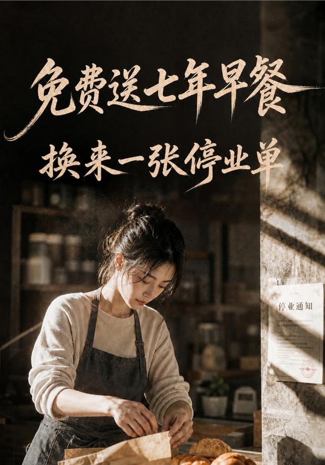 免费送七年早餐,换来一张停业单AI短剧