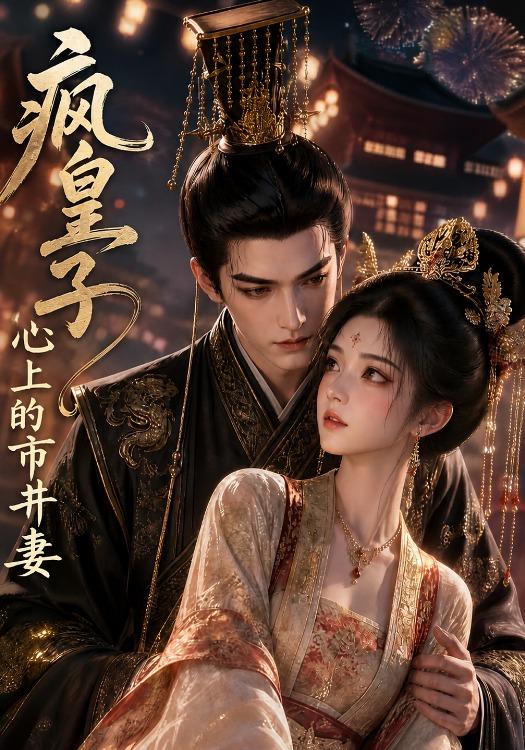 《瘋皇子心上的市井妻》AI漫劇封面
