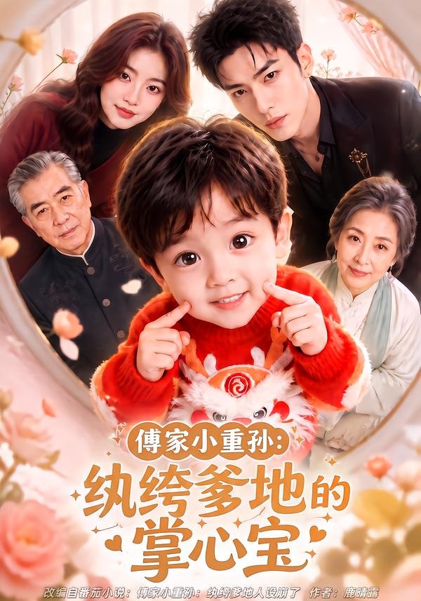 《傅家小重孫:紈绔爹地的掌心寶》AI漫劇封面