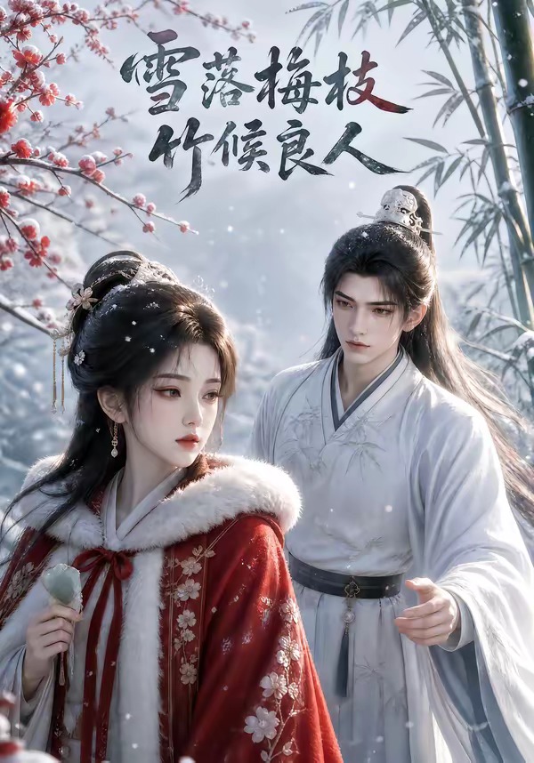 雪落梅枝,竹候良人