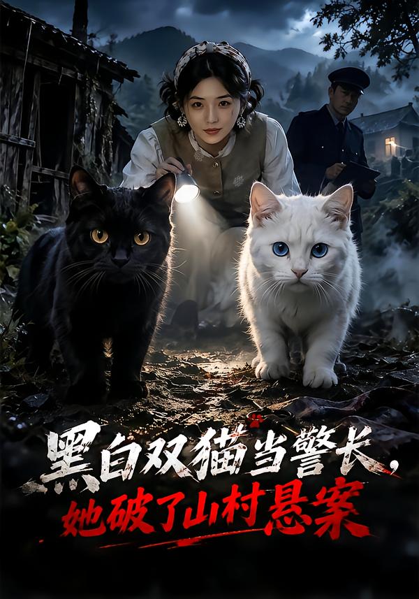 黑白双猫当警长她破了山村悬案封面图