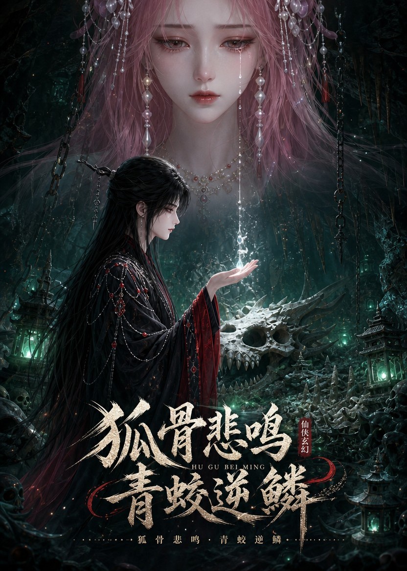 《狐骨悲鳴:青蛟逆鱗》AI漫劇封面