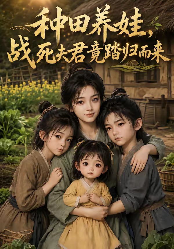 《種田養娃,戰死夫君竟踏歸而來》AI漫劇封面