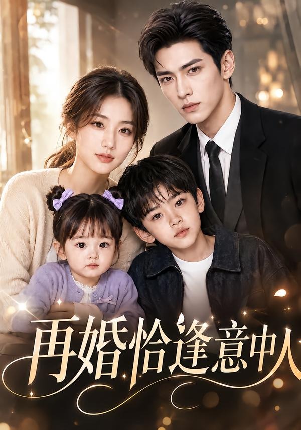 《再婚恰逢意中人》AI漫劇封面