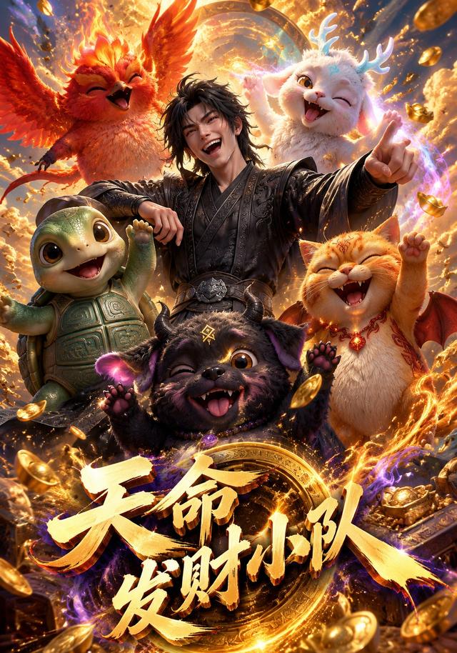 《天命發財小隊》AI漫劇封面