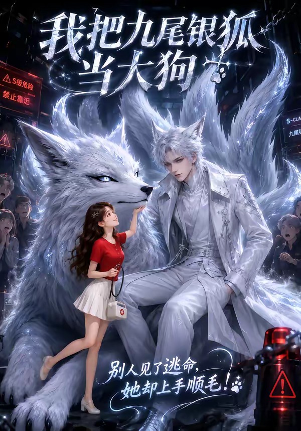 《我把九尾銀狐當大狗》AI漫劇封面