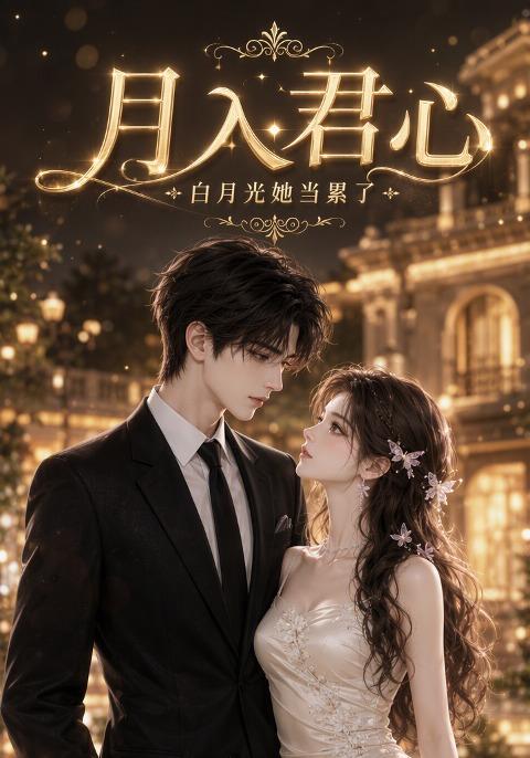 《月入君心:白月光她當累了AI短劇》AI漫劇封面