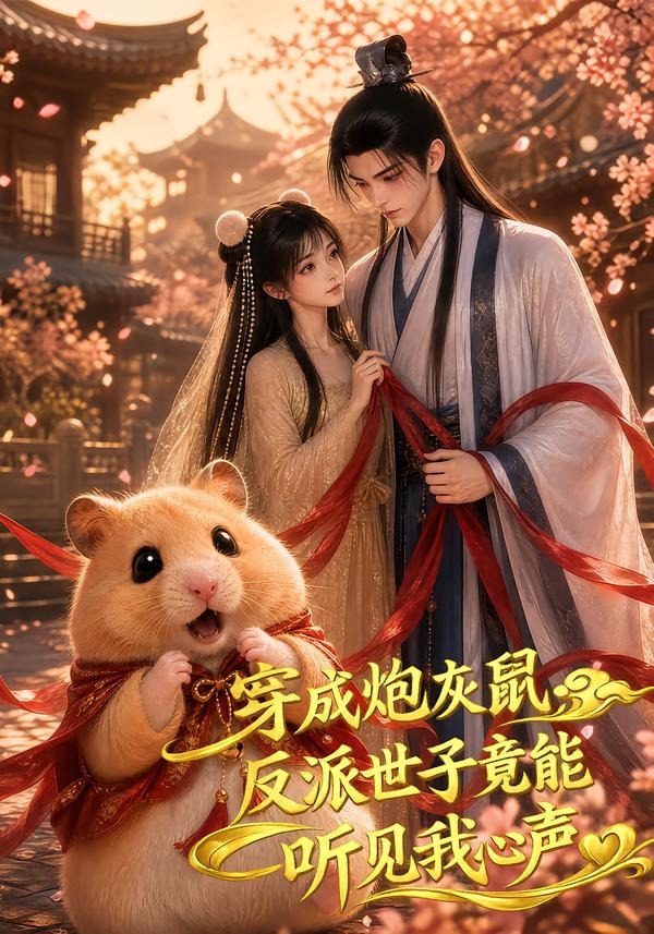 《穿成炮灰鼠,反派世子竟能聽見我心聲》AI漫劇封面