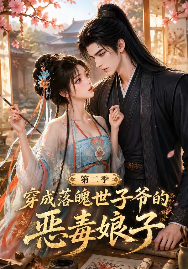 《穿成落魄世子爺的惡毒娘子第二季》AI漫劇封面