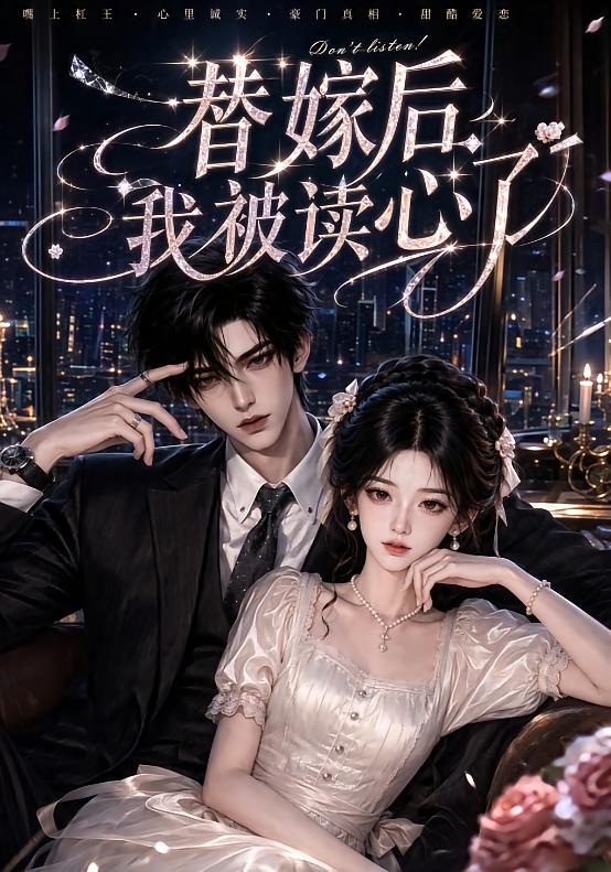 《替嫁后我被讀心了》AI漫劇封面