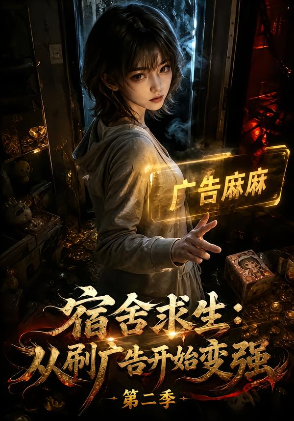 《宿舍求生:從刷廣告開始變強第二季》AI漫劇封面