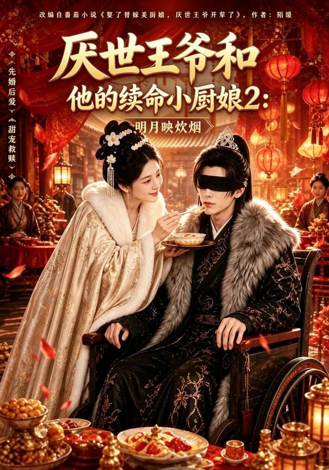 厌世王爷和他的续命小厨娘2:明月映炊烟AI短剧
