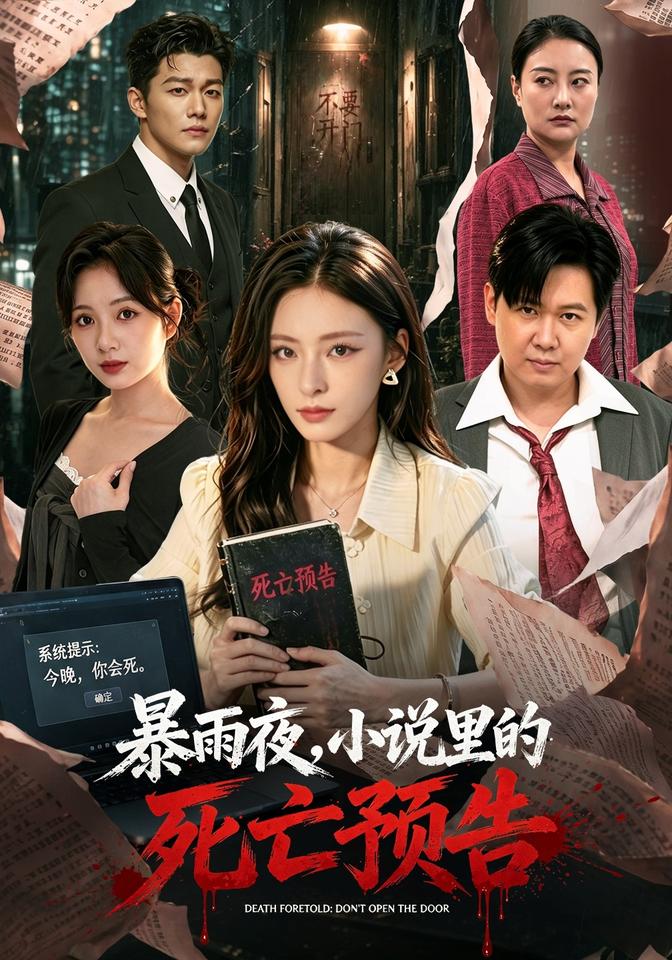 暴雨夜,小说里的死亡预告